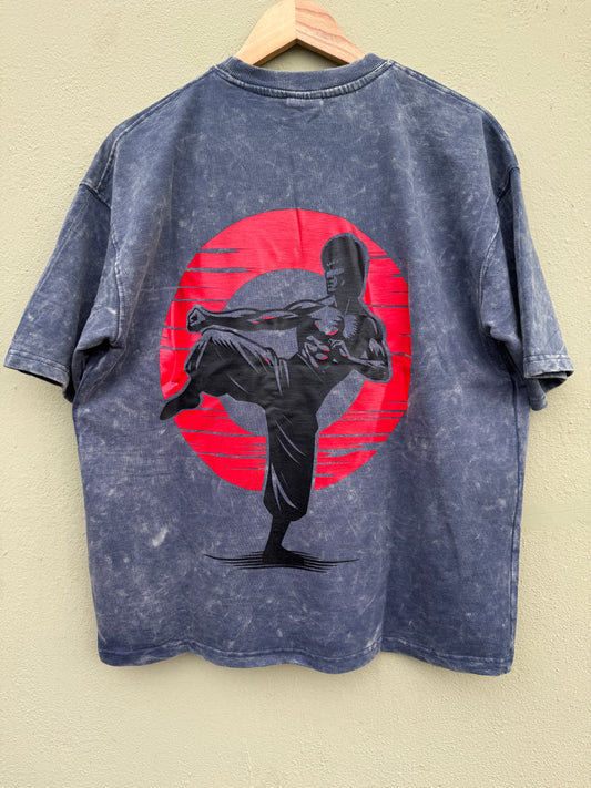 Grey - Acid print Oversized