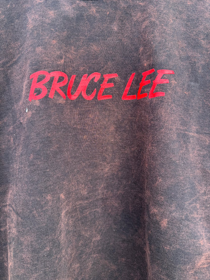 chocolate brown - Acid print Oversized