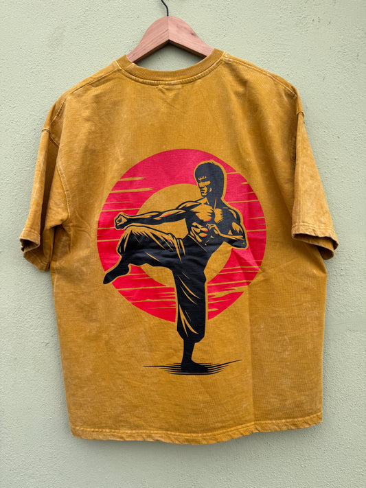 Mustard Yellow - Acid print Oversized