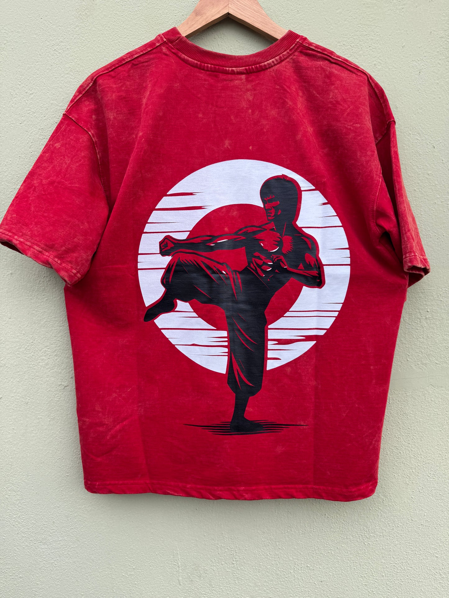Red - Acid print Oversized