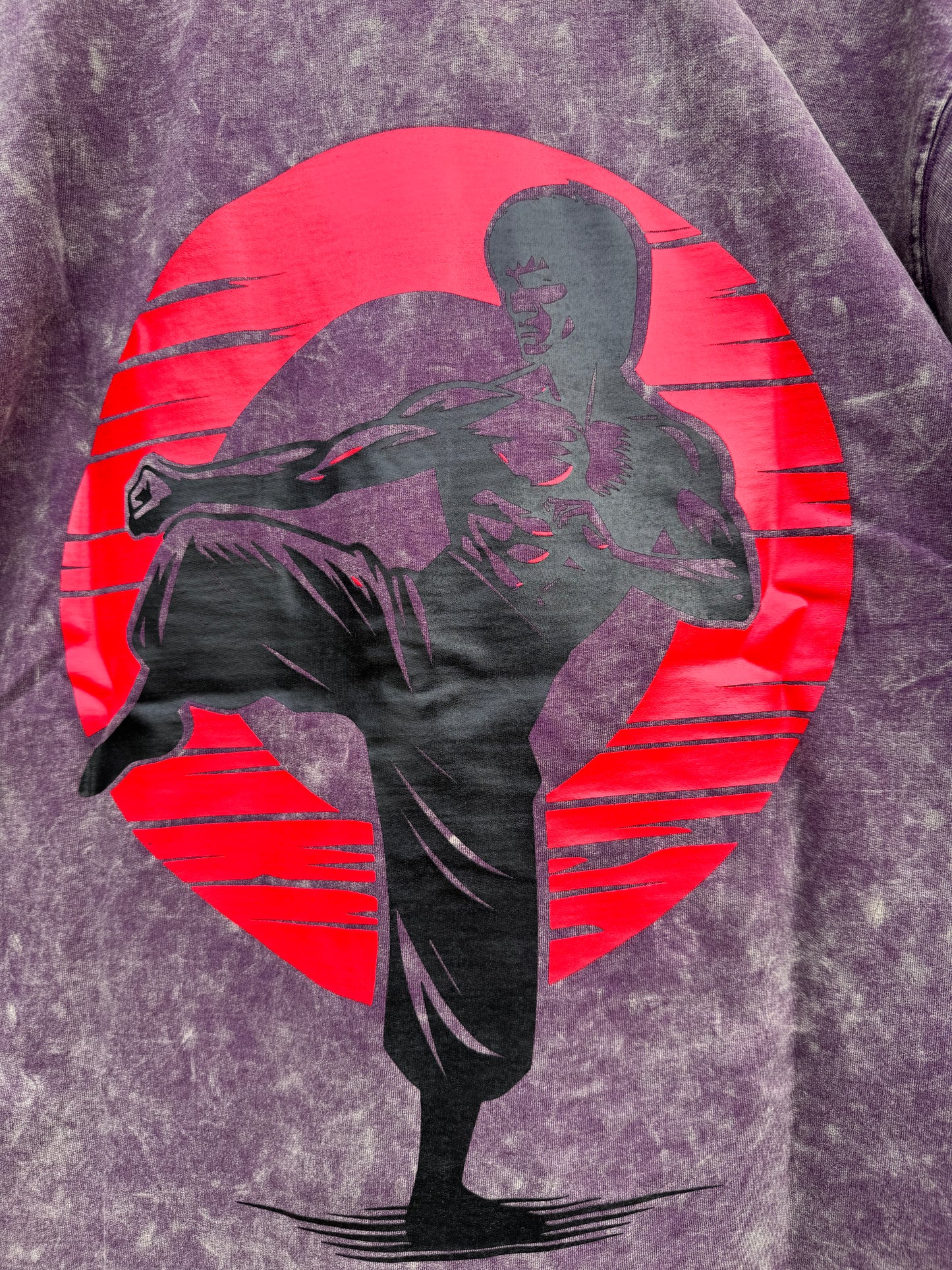 Purple - Acid print Oversized