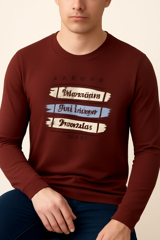 BROWN FULLHANDS TEES