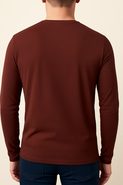 BROWN FULLHANDS TEES
